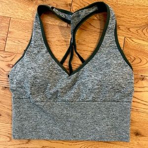 Women’s Victorias Secret Pink Green Sports Bra Size Small